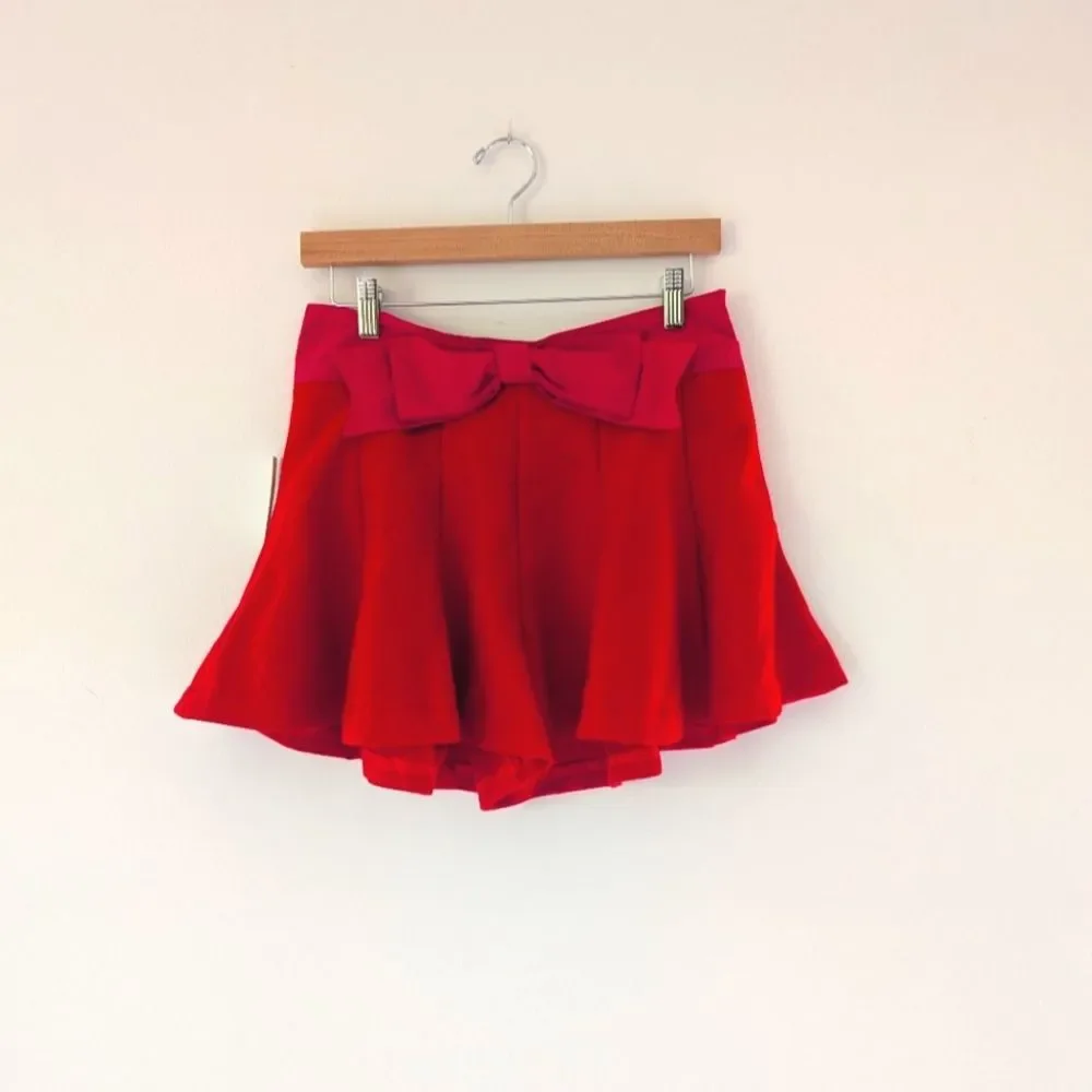 NWT! Anthropologie Maeve Skirty Bow Shorts - Picture 2 of 9